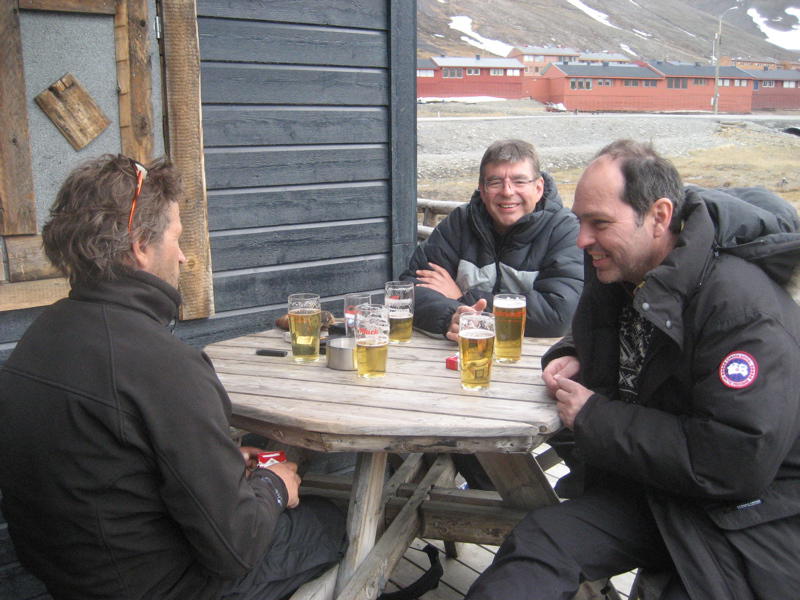 And after the hike the beer tastes great (picture by Birgit Jaenicke)